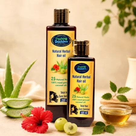 PappuDaddu HERBAL HAIR OIL (மூலிகை கூந்தல் எண்ணெய்)