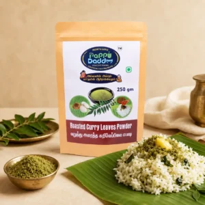 PappuDaddu CURRY LEAF POWDER (வறுத்து அரைத்த கறிவேப்பிலை பொடி)