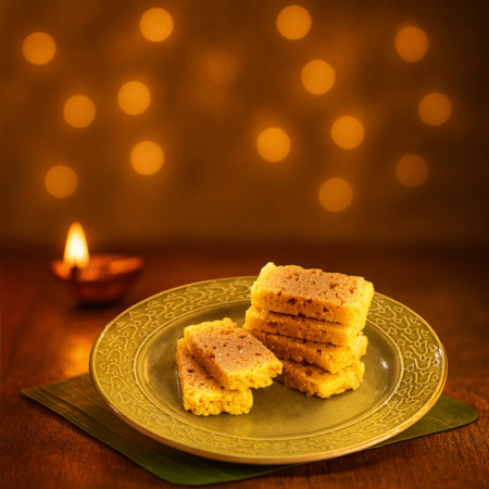 Traditional Yellow Mysore Pak